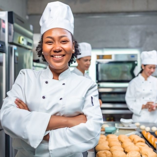 2753828-le-chef-cuisinier-dirige-et-supervise-la-preparation-des-repas-dans-une-cuisine-professionnelle-assurant-la-qualite-et-la-presentation-des-plats-servis-original